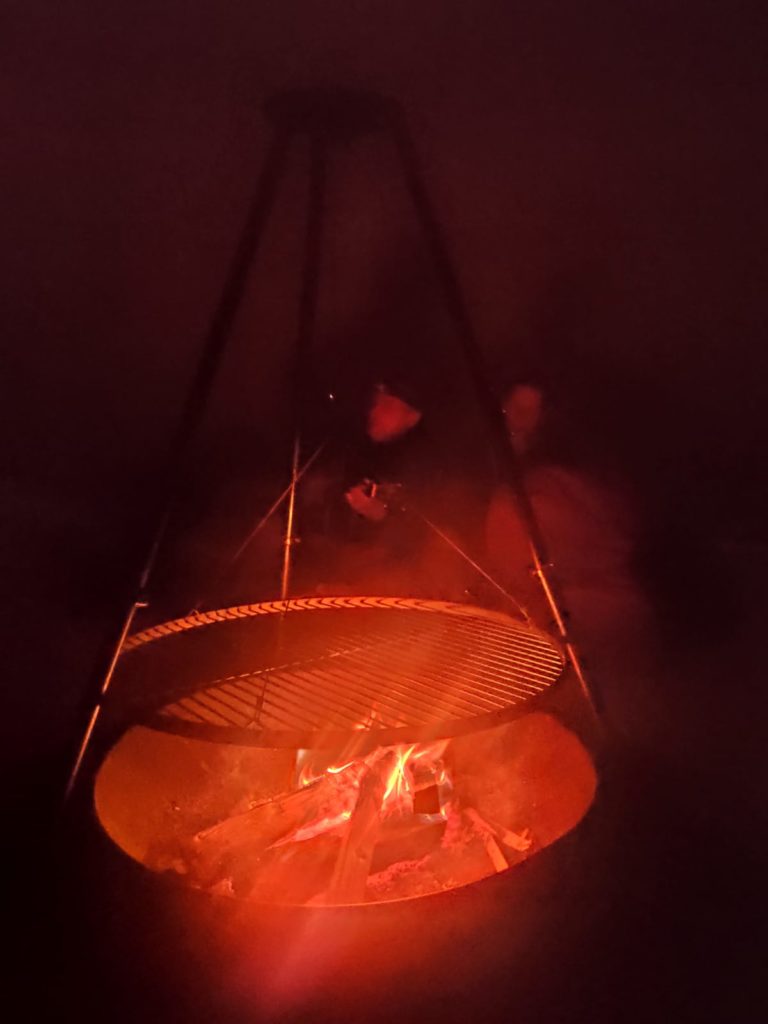 Ohniště v teepee